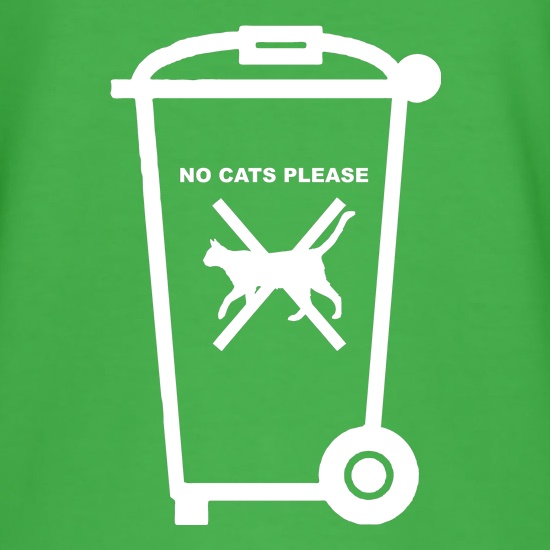 No Cats Please t shirt